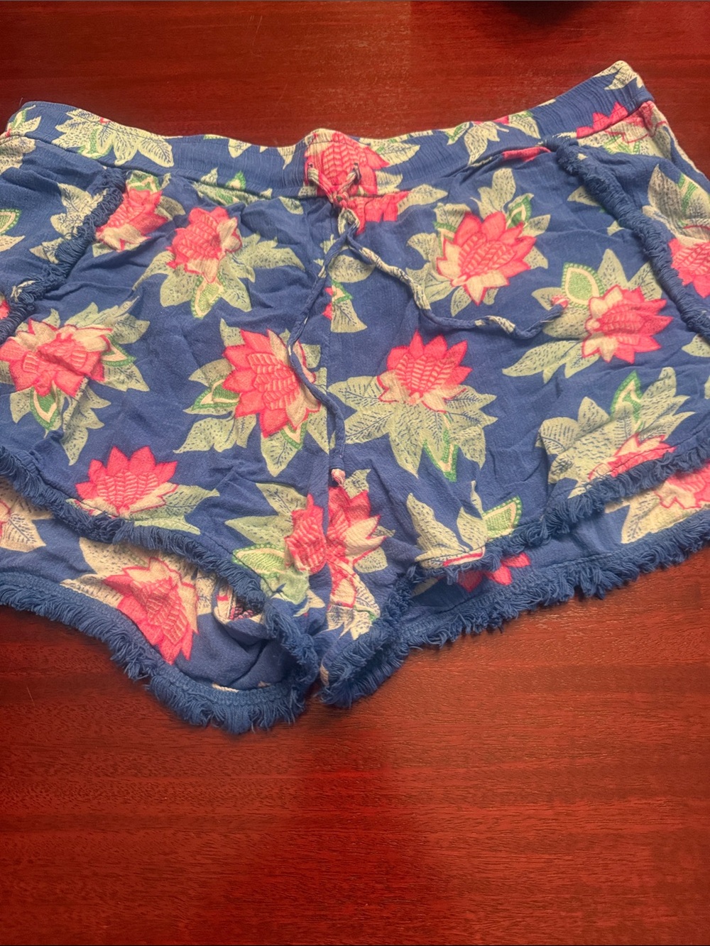 Chip & Pepper Blue Floral Lounge Shorts